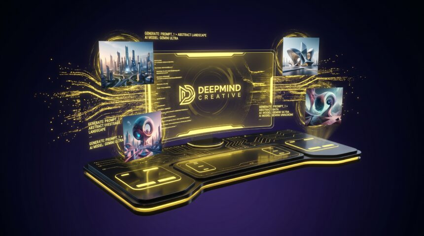 Quantum computing 2026 — futuristic qubit processor with blue neon glow